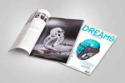 Campagne de presse bague Skull or et diamants | Ace-Geneva.